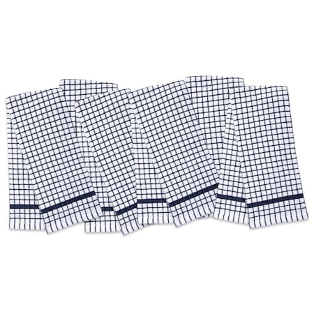 Monarch Brands Classic Checkered Kitchen Towels , Blue, 144PK SC-CHK-KT-BLU-CS